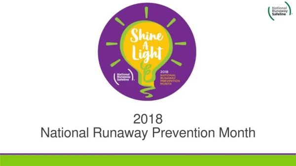 2018 National Runaway Prevention Month