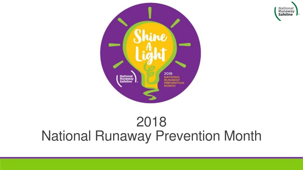 2018 national runaway prevention month