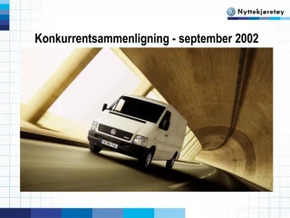 Konkurrentsammenligning - september 2002 - slide 1