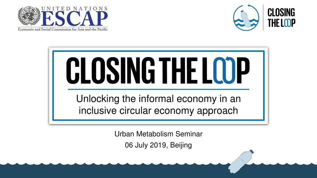 unlocking the informal economy in an inclusive