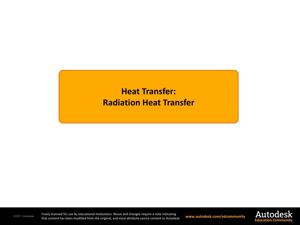 heat transfer radiation heat transfer