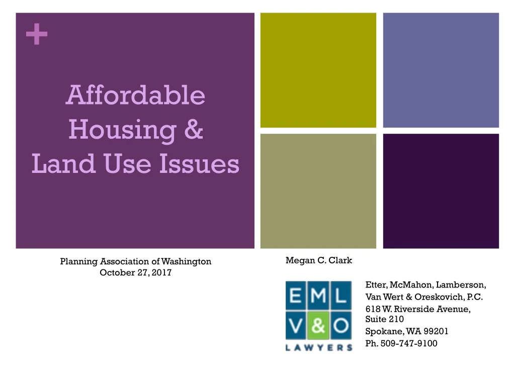 affordable housing land use issues