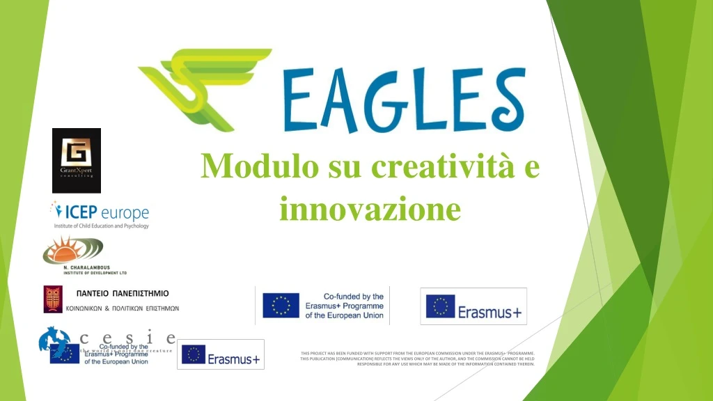 modulo su creativit e innovazione