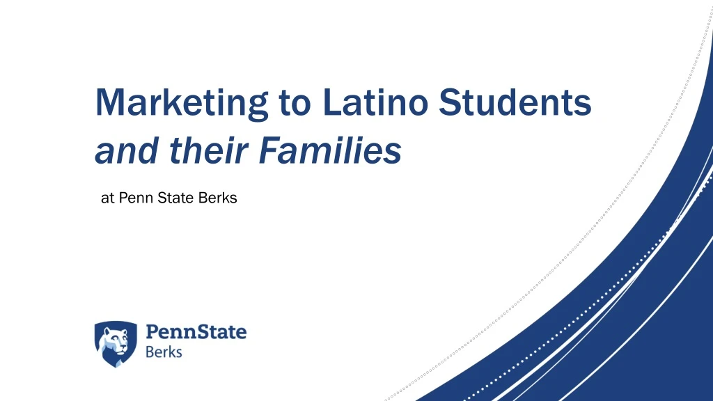 marketing to latino students and their families