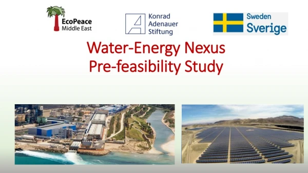 Water-Energy Nexus Pre-feasibility Study