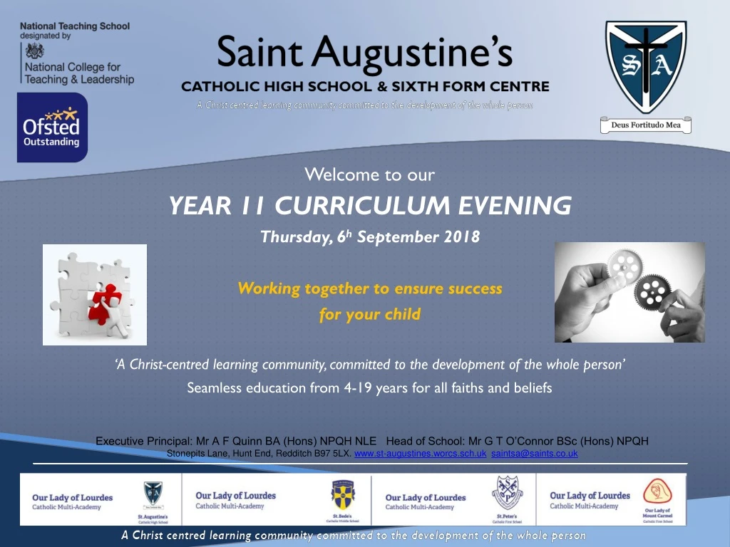 welcome to our year 11 curriculum evening