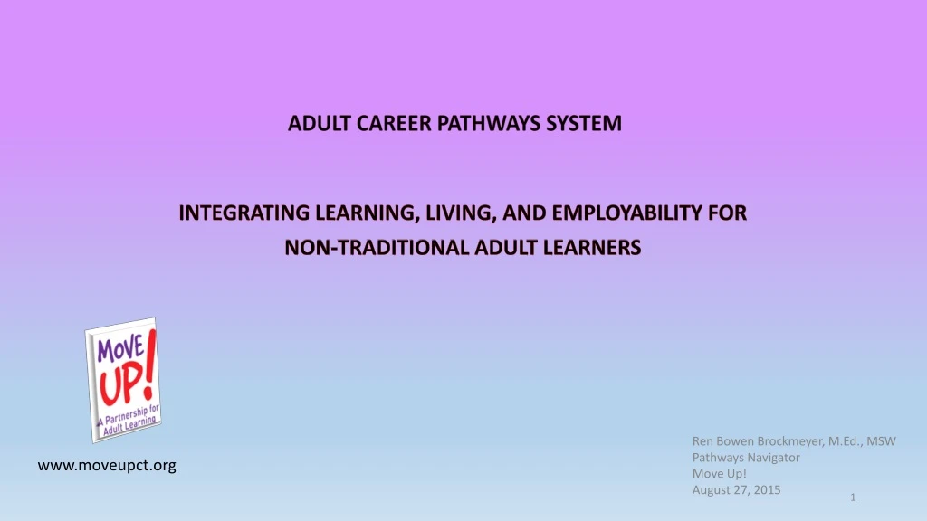adult career pathways system