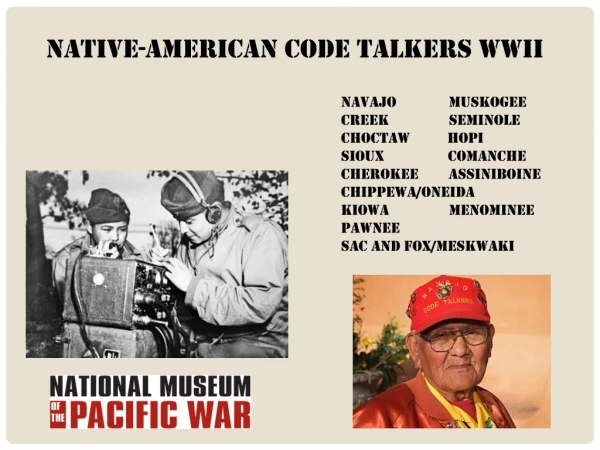 Native- american code talkers WWII
