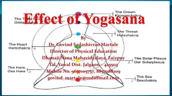 Effect of Yogasana