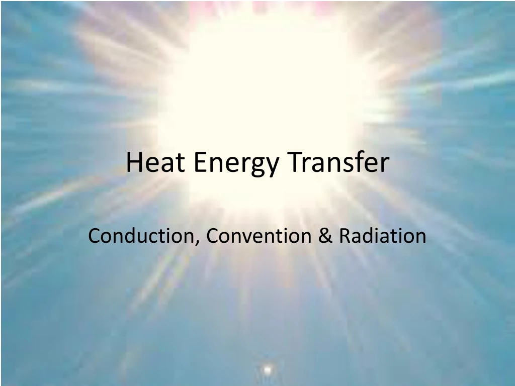 heat energy transfer