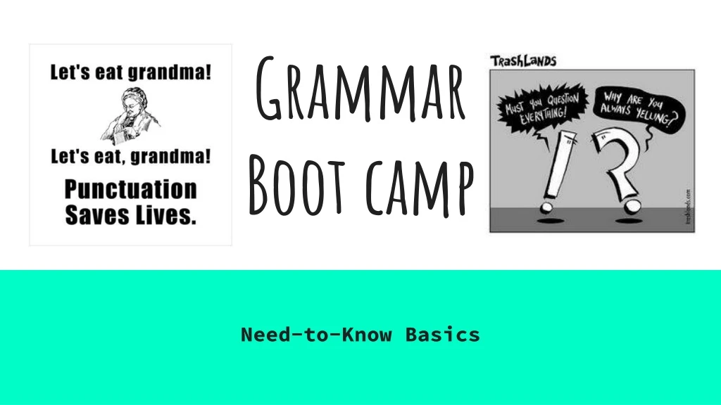 grammar boot camp