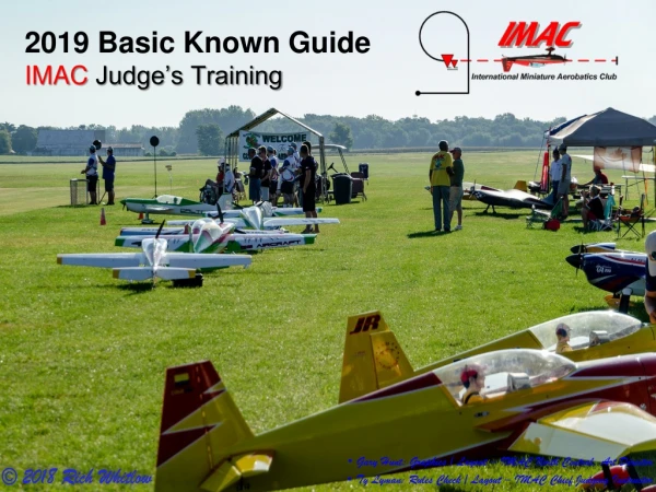 2019 Basic Known Guide IMAC Judge’s Training