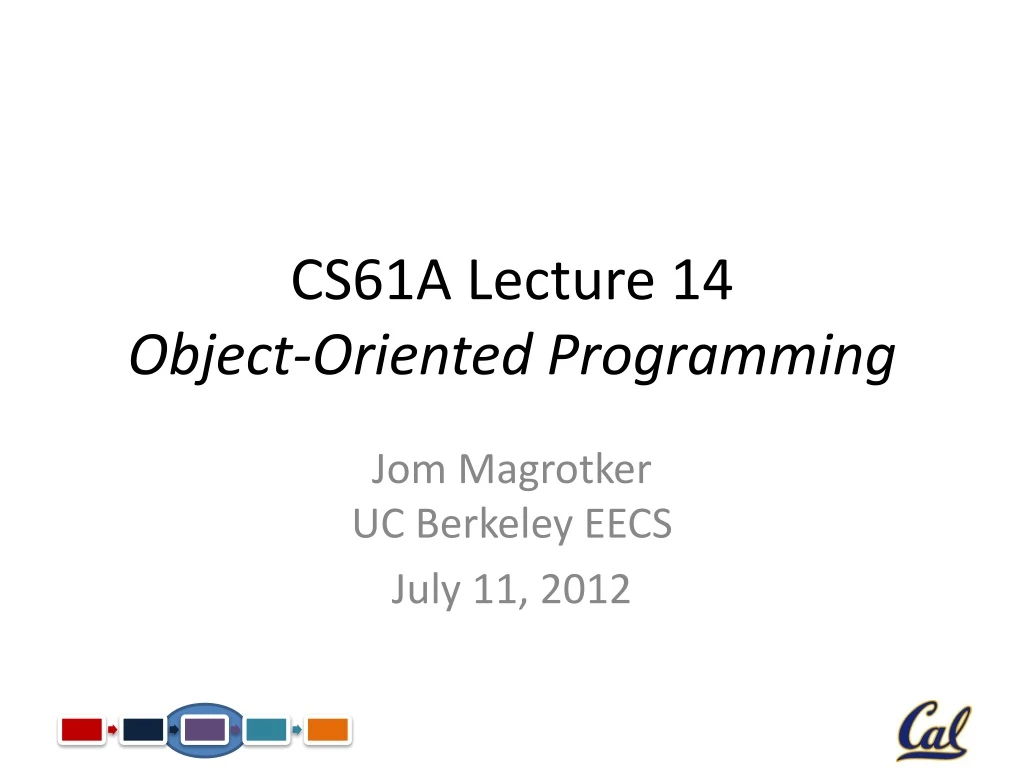 cs61a lecture 14 object oriented programming