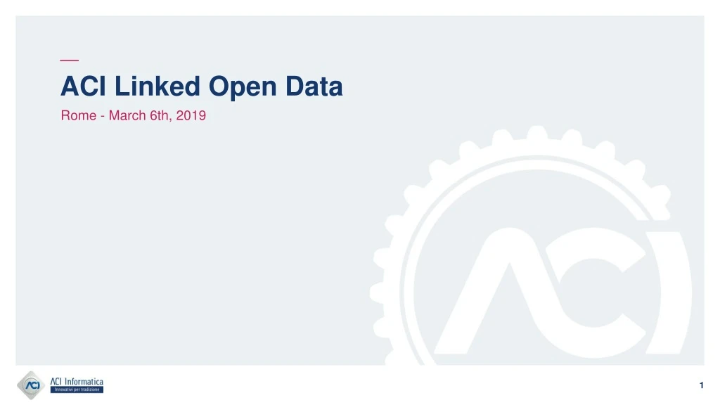 aci linked o pen data