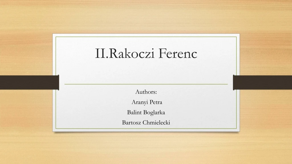 ii rakoczi ferenc