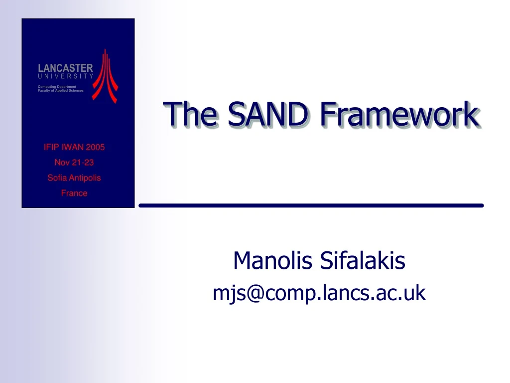 the sand framework