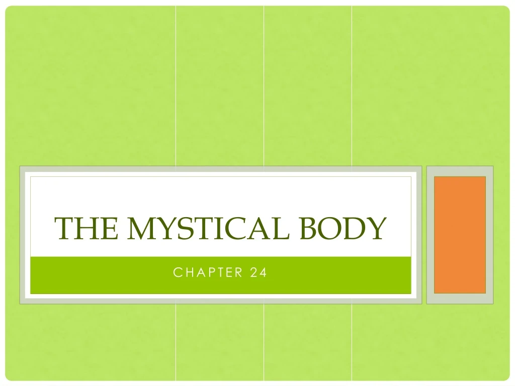 the mystical body