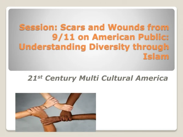 Session: Scars and Wounds from 9/11 on American Public: Understanding Diversity through Islam