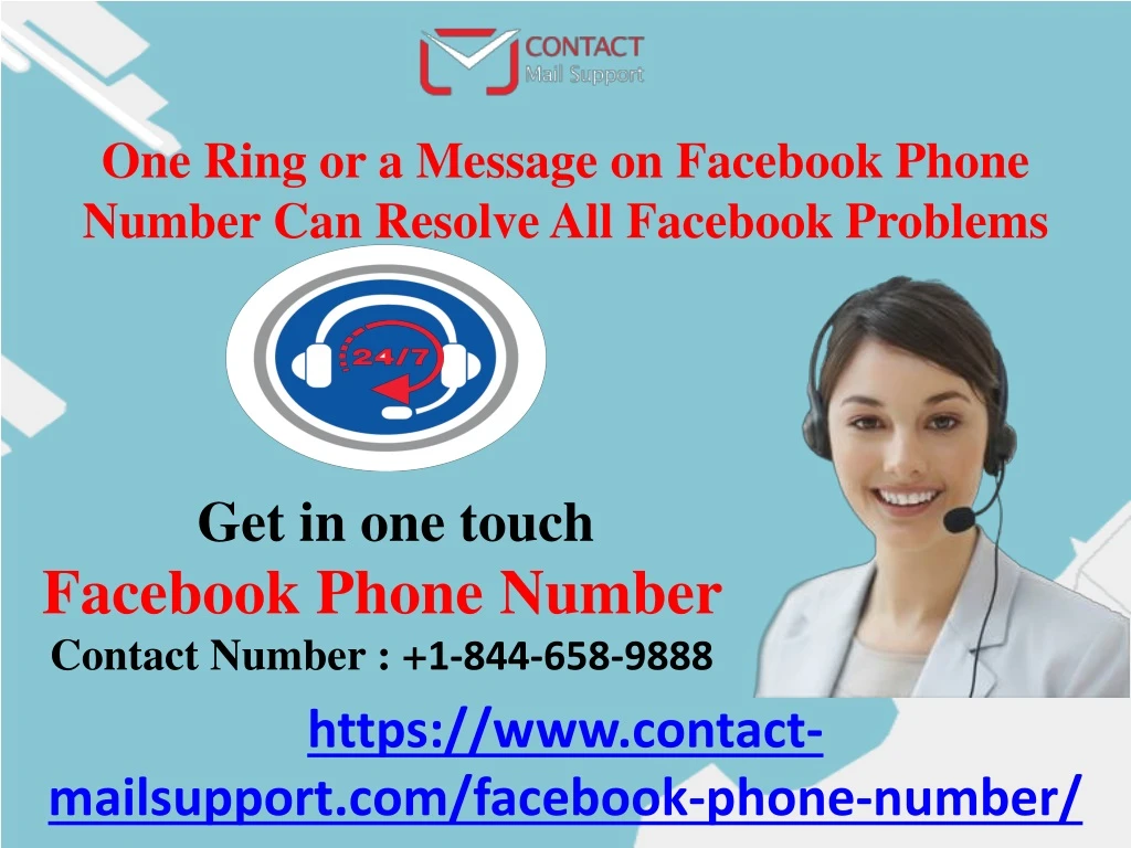 one ring or a message on facebook phone number