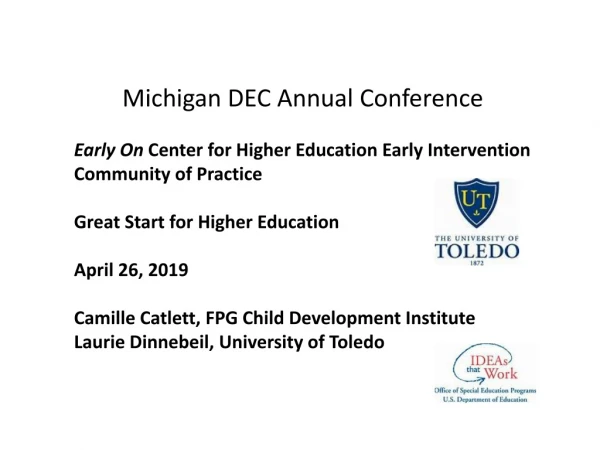Michigan DEC Annual Conference