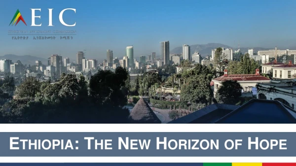 Ethiopia: The New Horizon of Hope
