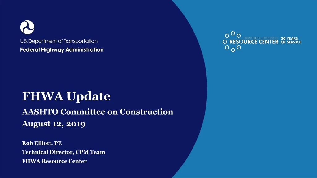 fhwa update