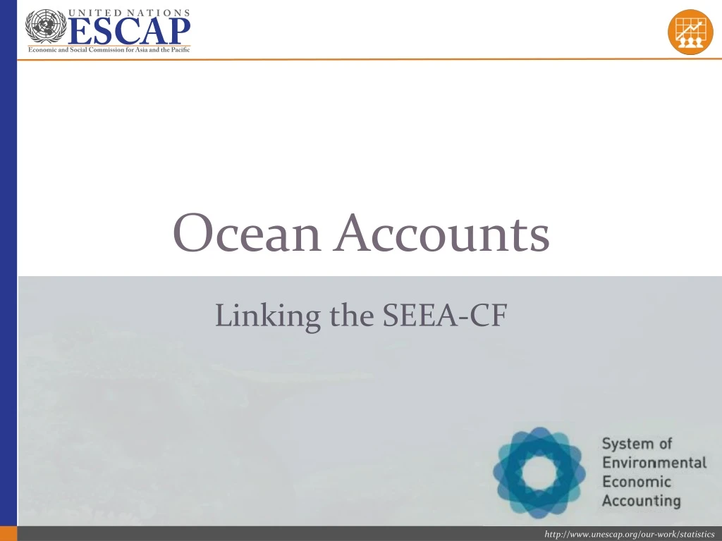 ocean accounts linking the seea cf