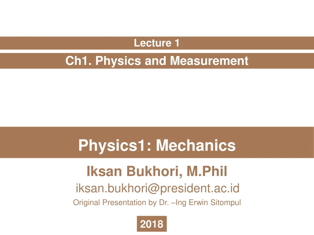 physics1 mechanics