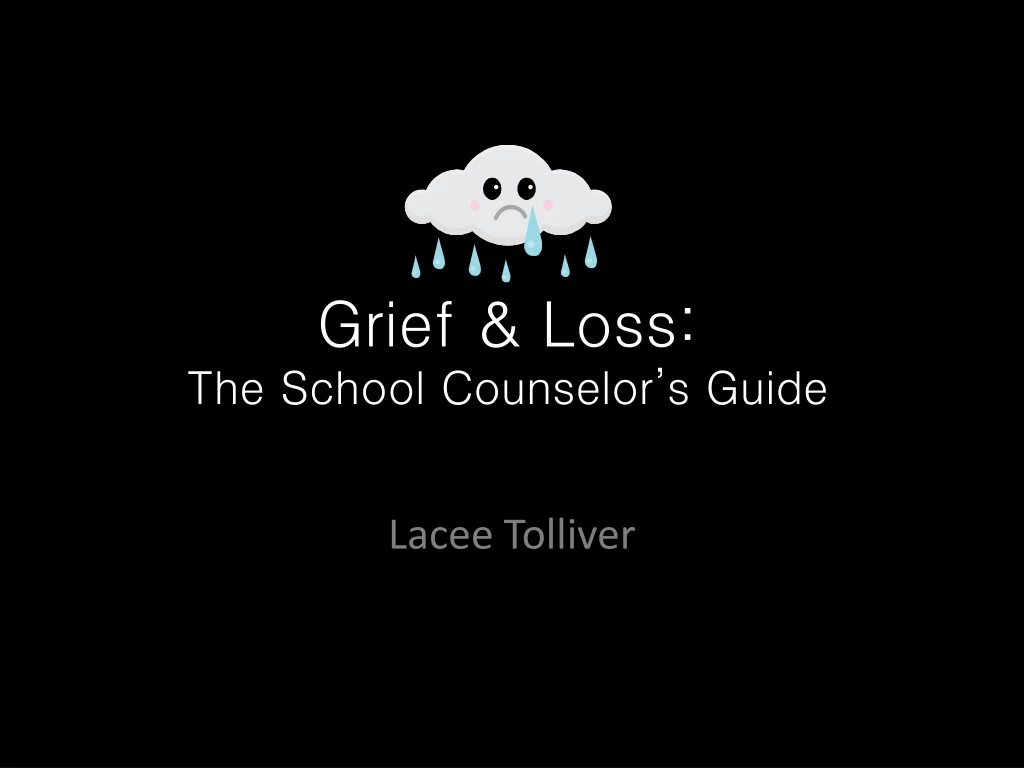 grief loss the school counselor s guide