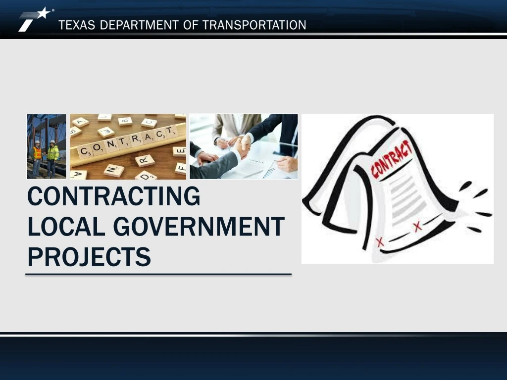 contracting local government projects