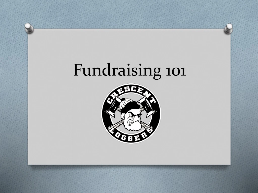 fundraising 101