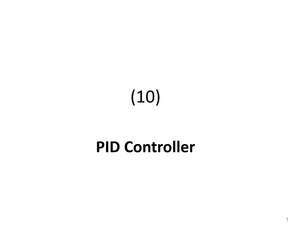 10 pid controller
