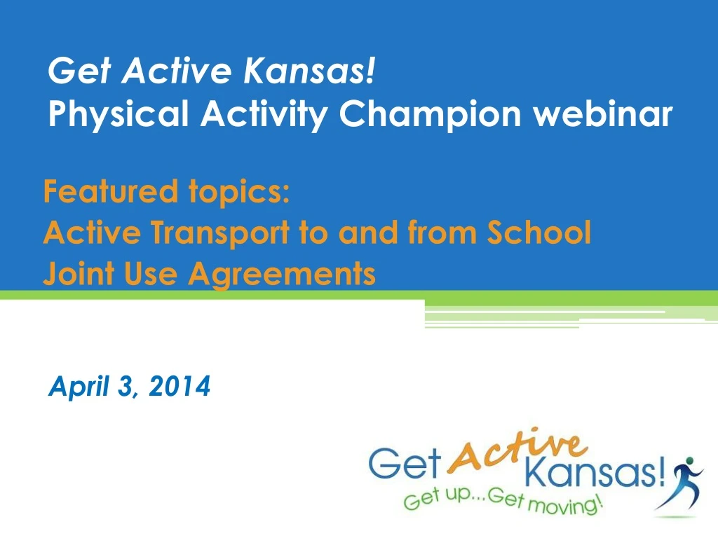 get active kansas physical activity champion webinar