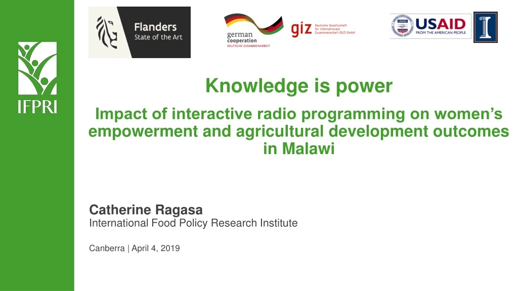knowledge is power impact of interactive radio