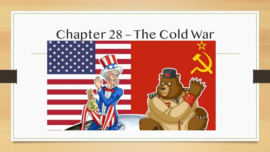 chapter 28 the cold war