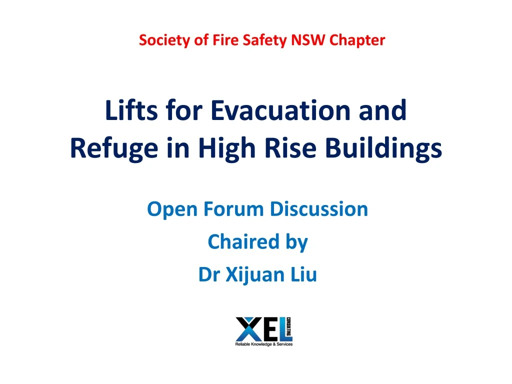 lifts for evacuation and refuge in high rise buildings