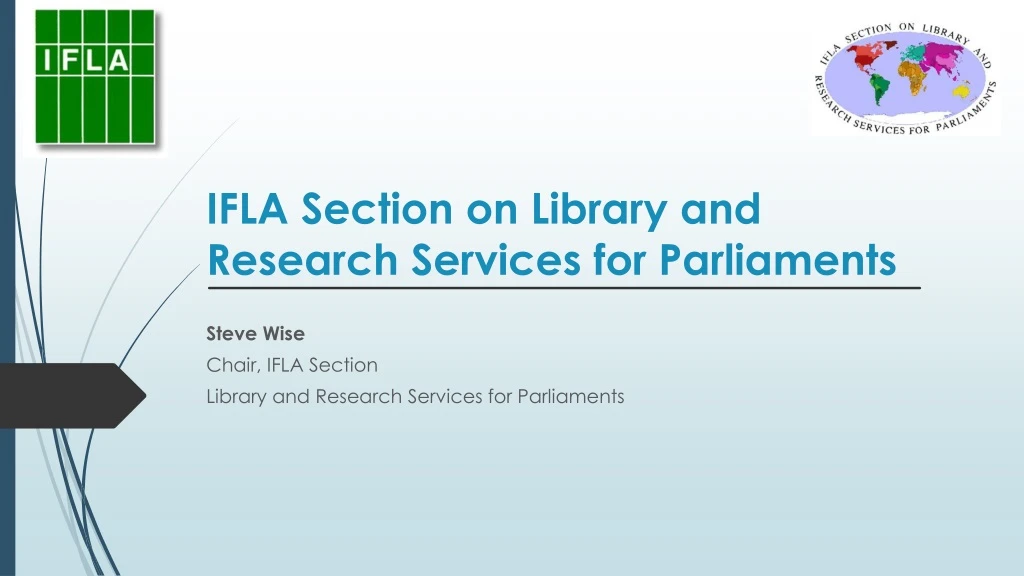 ifla section on library and research services for parliaments