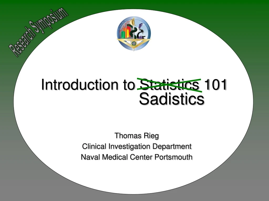 introduction to statistics 101