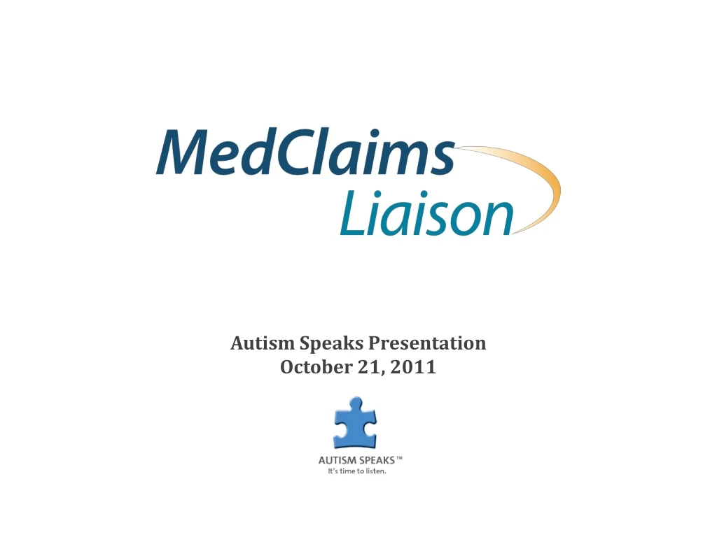 autism speaks presentation october 21 2011