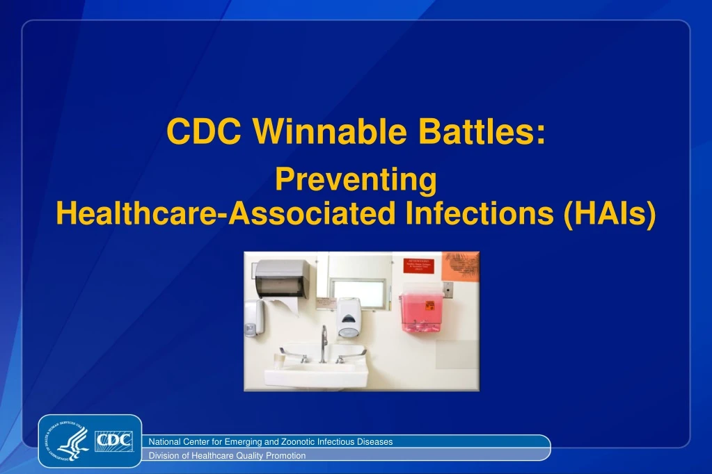 cdc winnable battles preventing healthcare associated infections hais