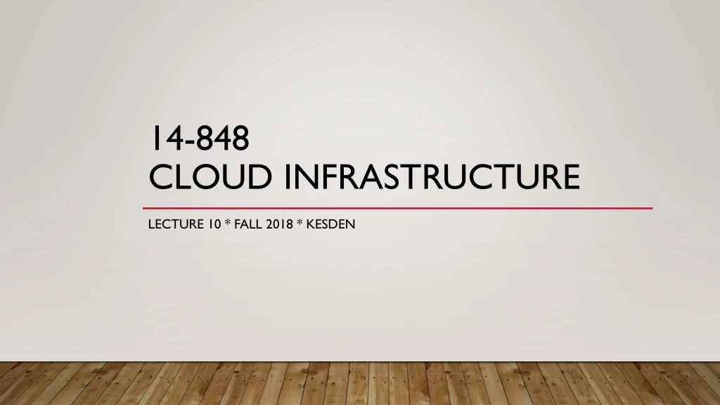 14 848 cloud infrastructure