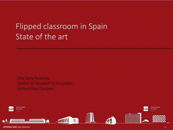 Flipped classroom in Spain State of the art