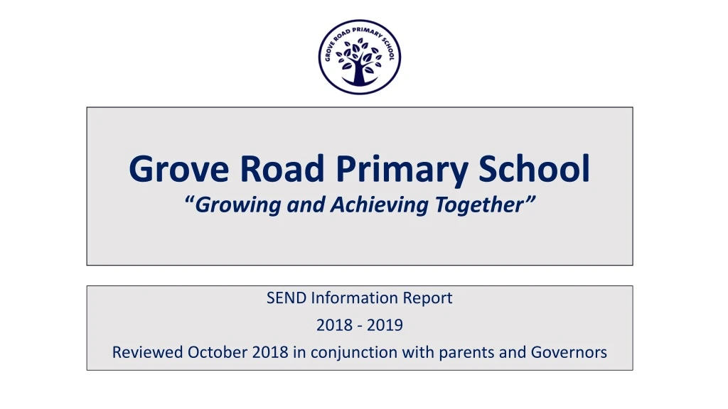 grove road primary school growing and achieving together