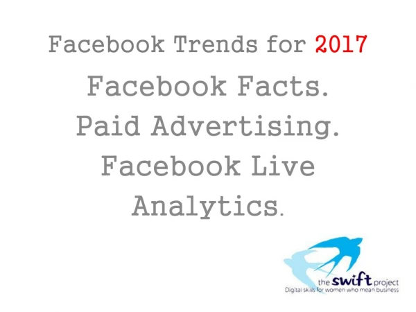 Facebook Trends for 2017