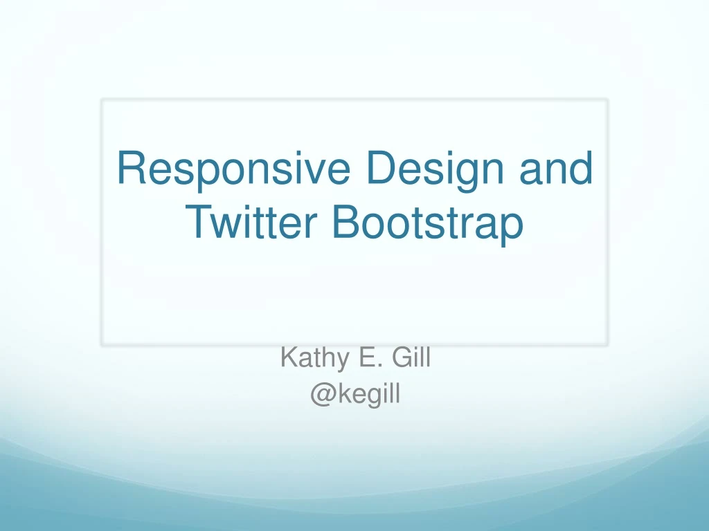 responsive design and twitter bootstrap