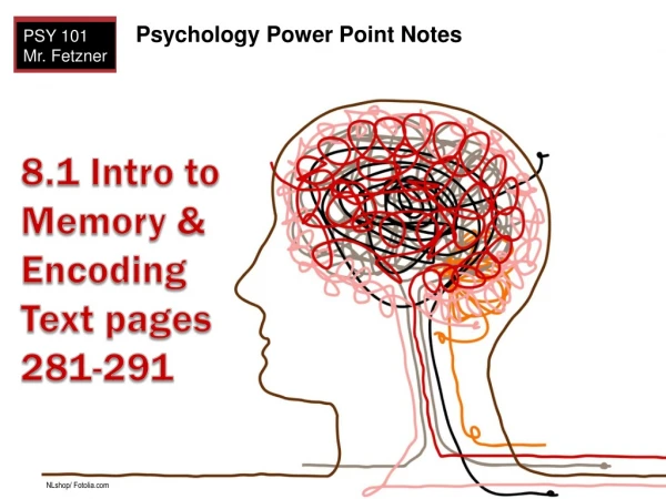 Psychology Power Point Notes