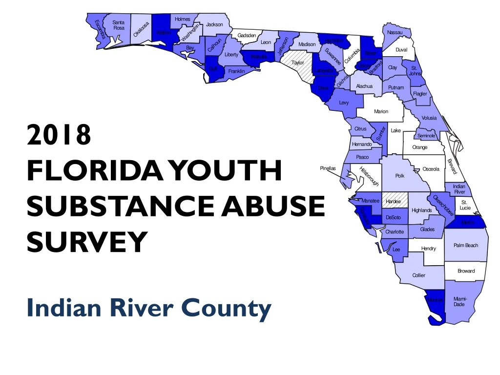2018 florida youth substance abuse survey