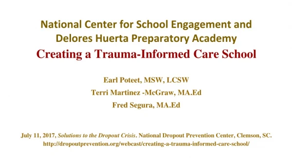 National Center for School Engagement and Delores Huerta Preparatory Academy