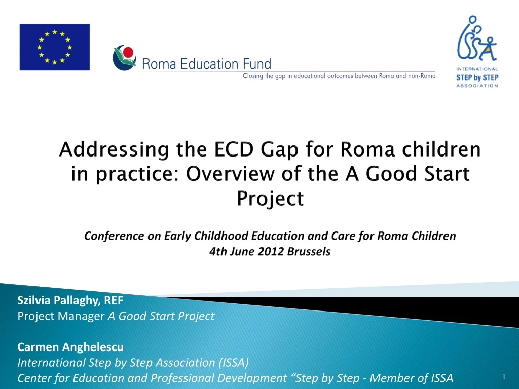 addressing the ecd gap for roma children
