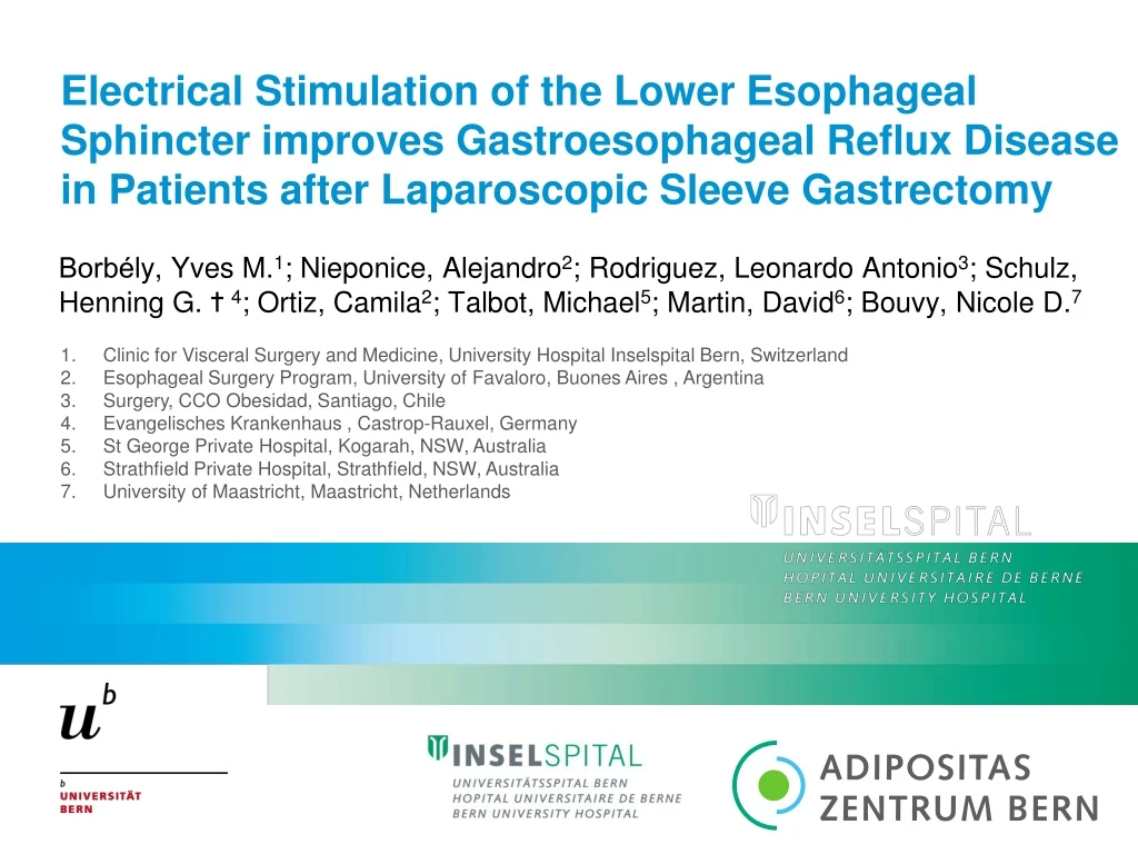 electrical stimulation of the lower esophageal
